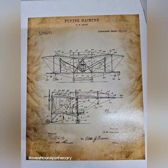 4 PC New Plane Art 8 x 10 - Picture 3 of 7